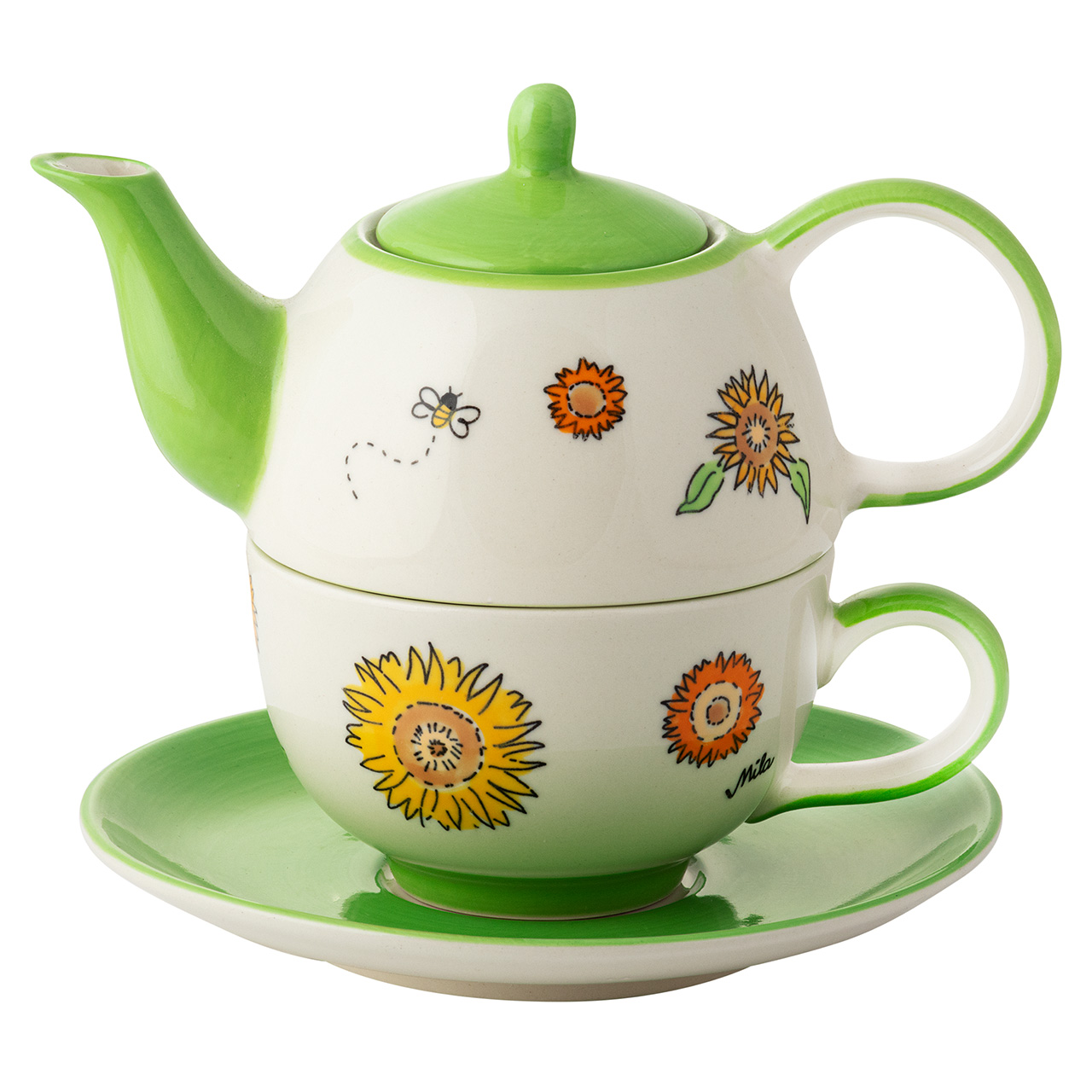 Tea for one - Sunny Sunflowers