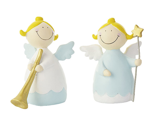 Krippe Figuren - Set Engel, 2 teilig 7 cm
