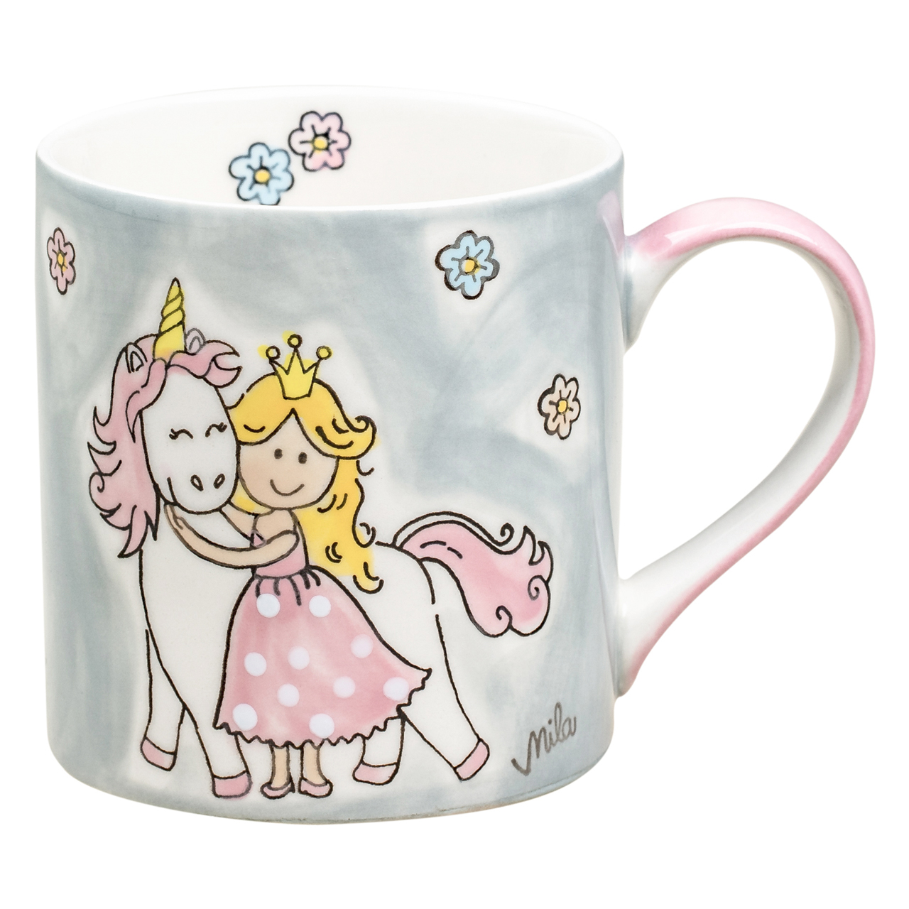 Kinderbecher - Die Prinzessin & Einhorn