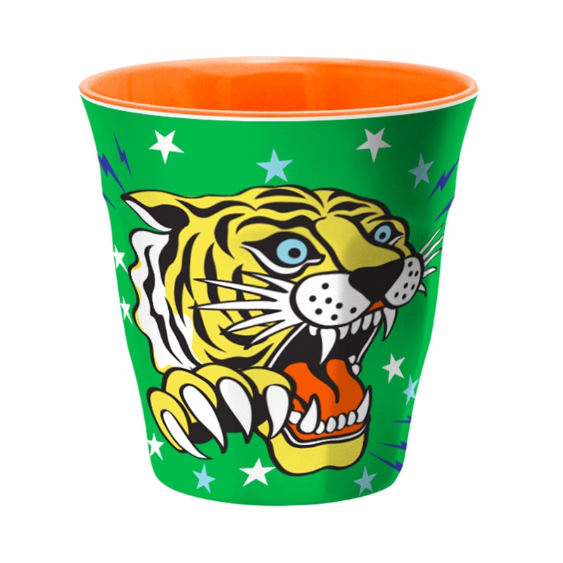 Ginger Melamin Becher - Tiger