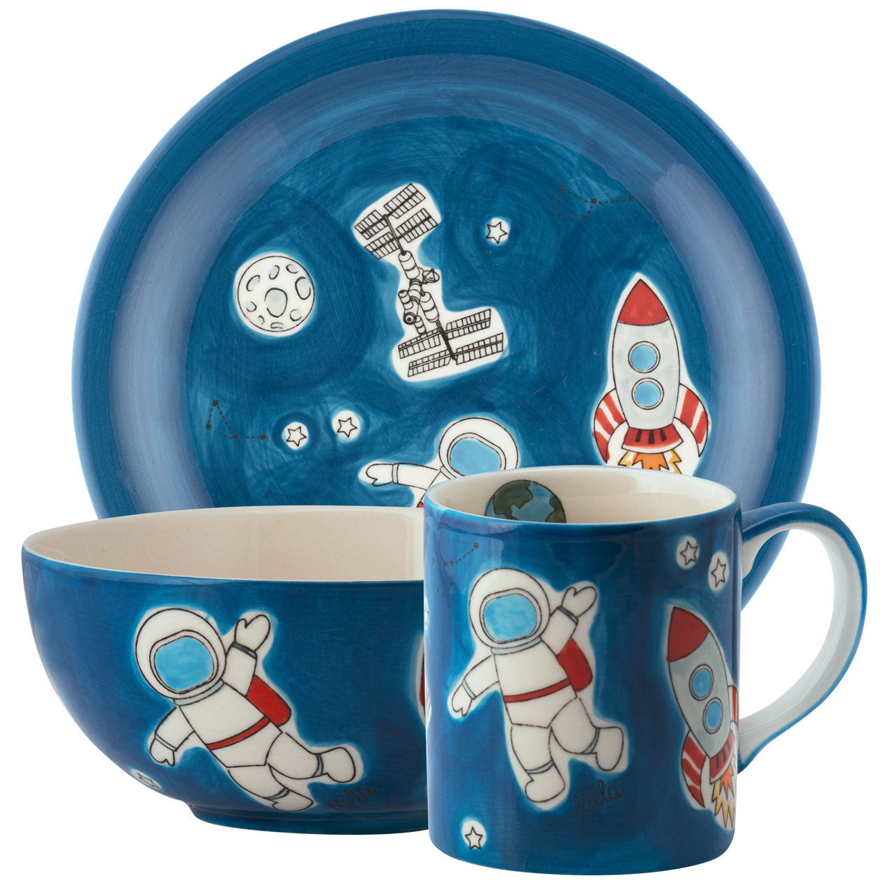 Sammler Set mit Kinderbecher - Space