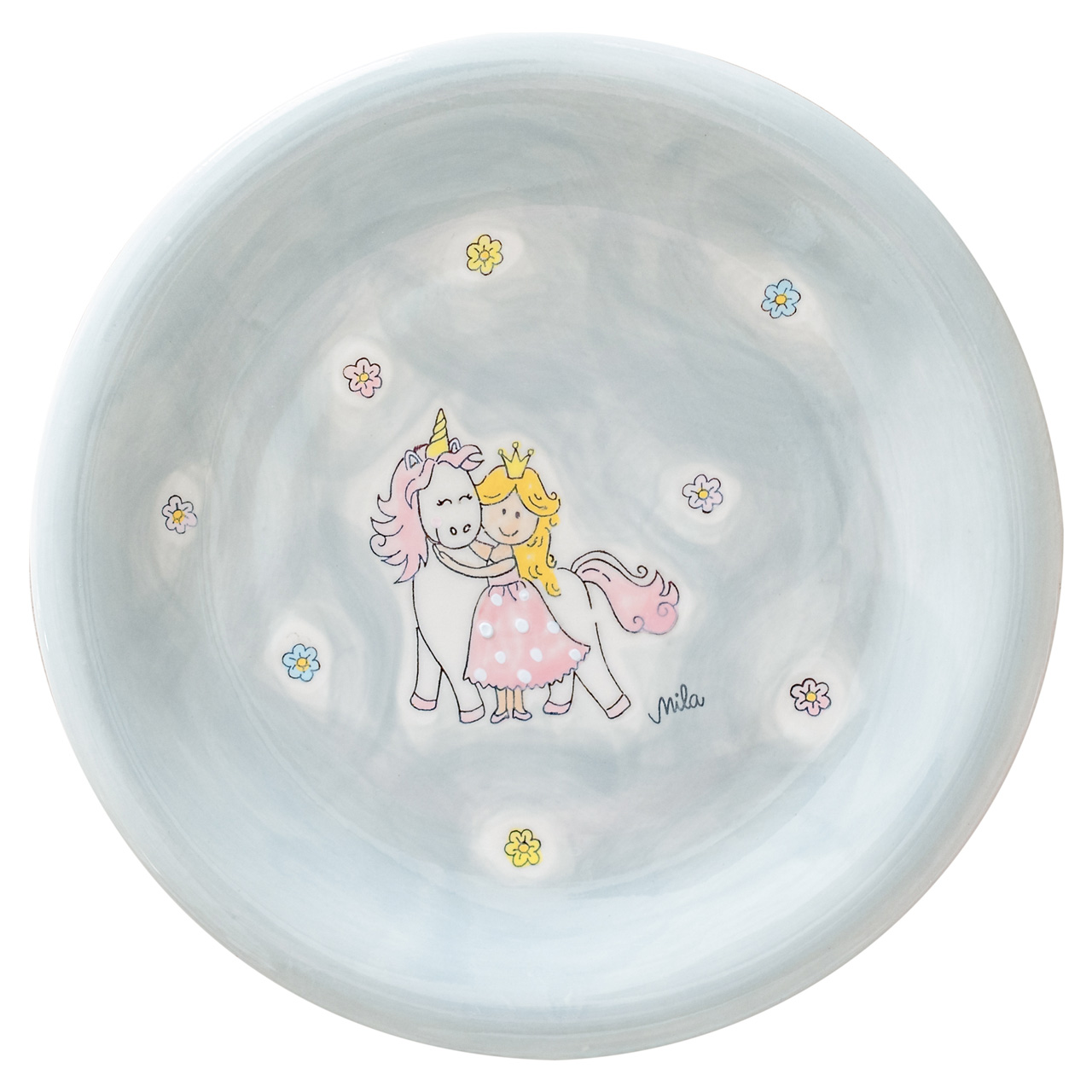 Teller - Die Prinzessin & Einhorn