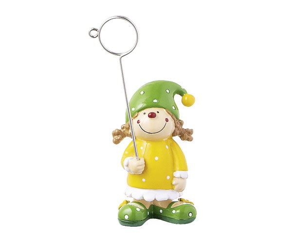 Resin Figur - Kartenhalter Fräulein Lustig