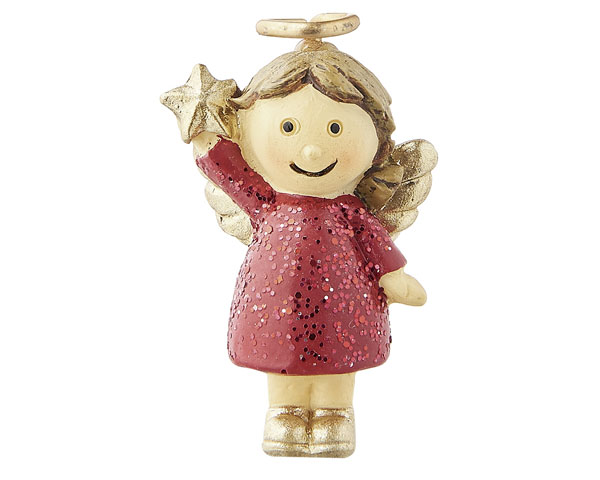 Resin Figur - Engel Nelli XXS, rot