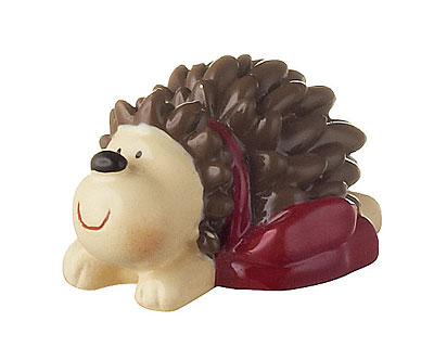 Resin Figur - Fritz von Stachel mit grünem Schal,  liegend XXS