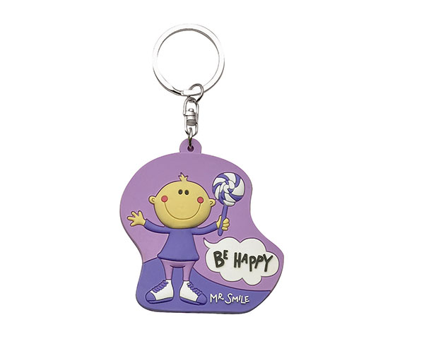 Schlüsselanhänger - Mr. Smile Be Happy
