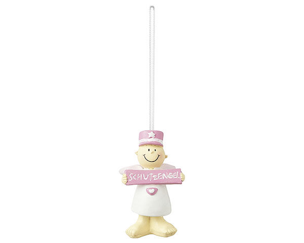 Figur - Schutzengel Fridolin pink