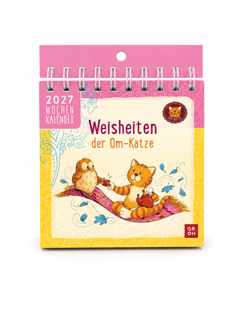 Mini-Wochenkalender 2027: Weisheiten der Om-Katze