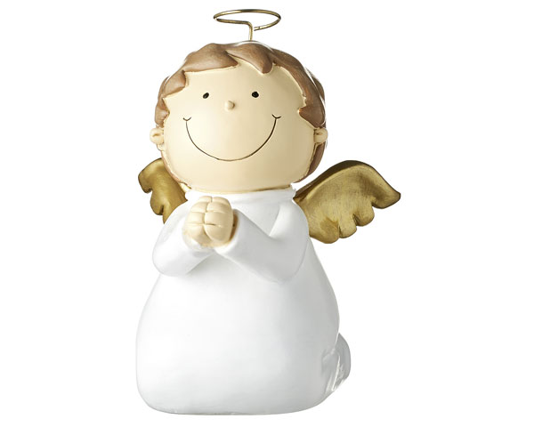 Resin Figur - Betender Engel, groß 14 cm