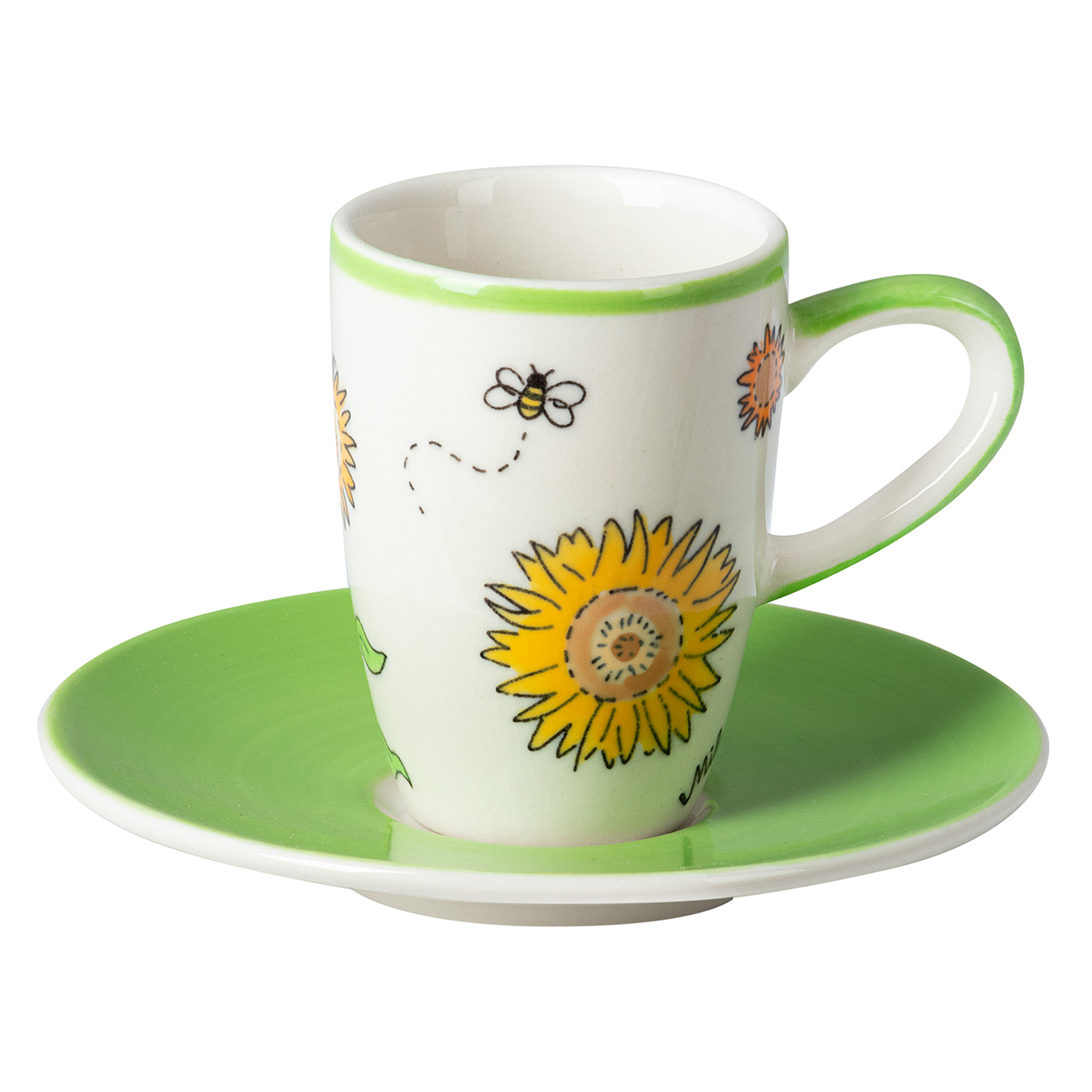 Espresso Tasse - Sunny Sunflowers