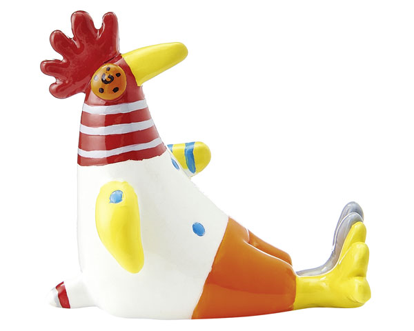 Figur - Happy-Pop Huhn, sitzend - 4 cm