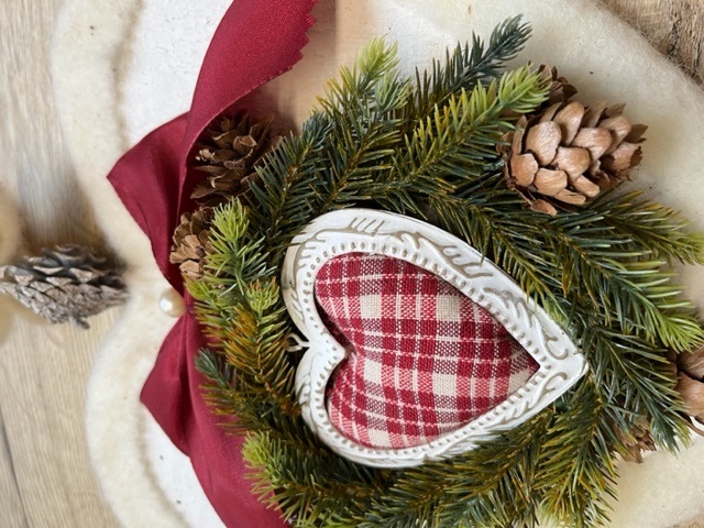 Weihnachtsdekoration Herz, hängend