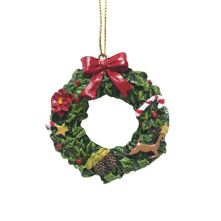 Figur hängend - Weihnachtskranz