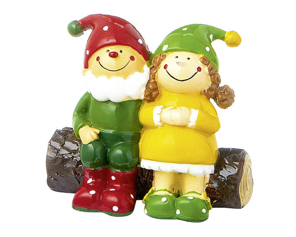 Resin Figur - Herr Fröhlich & Frl. Lustig 