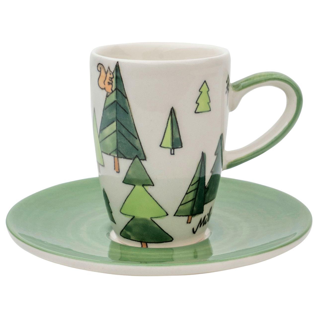 Espresso Tasse  - Forest Green