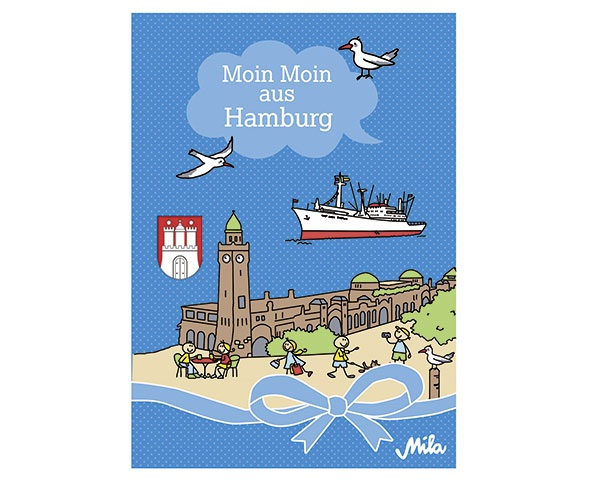 Postkarte - Hamburg