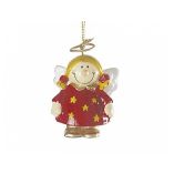 Resin Figur - Sterntaler rot