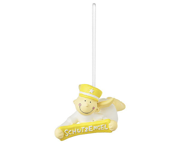 Figur - Schutzengel Fridolin gelb