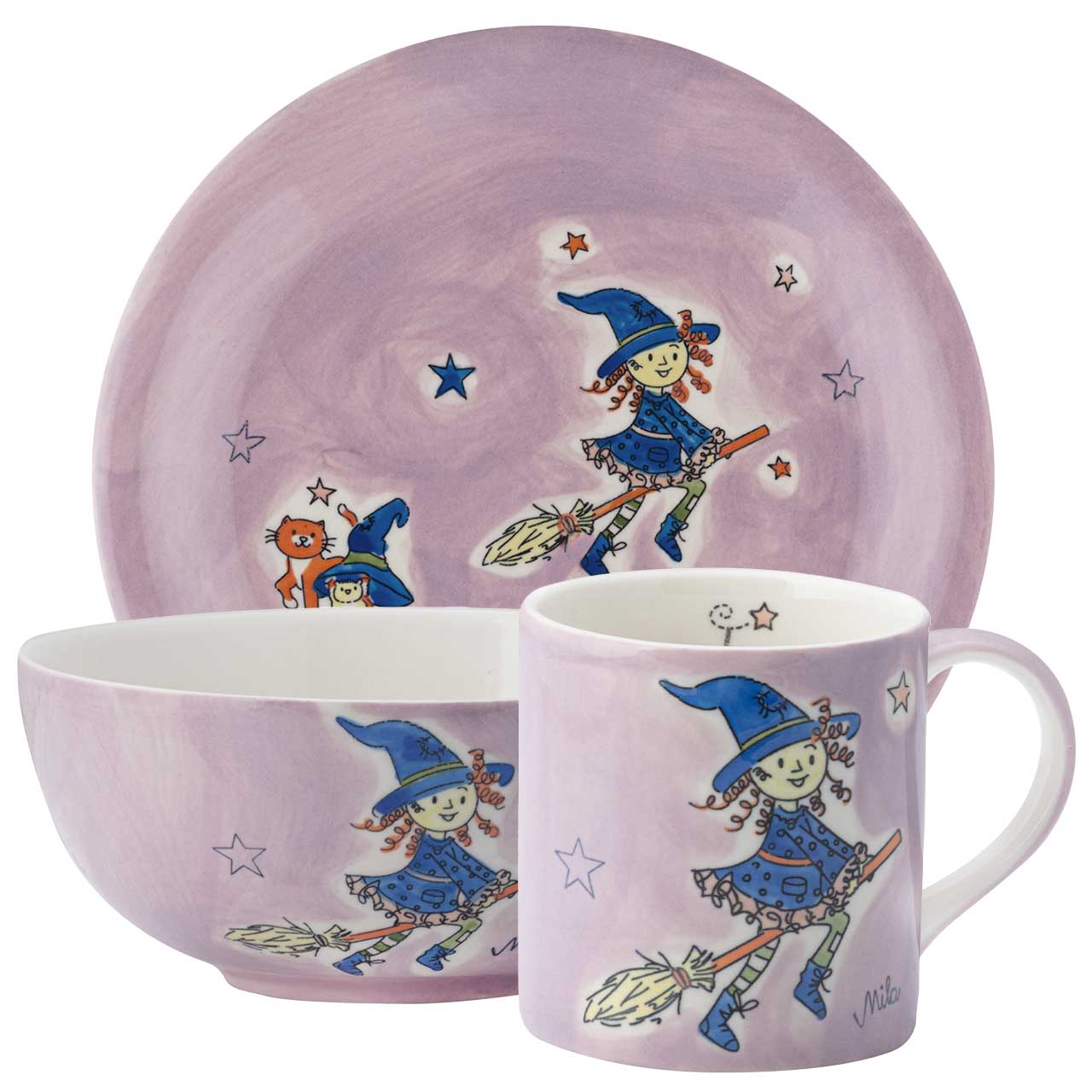 Sammler Set mit Kinderbecher in Geschenkbox - Hexe