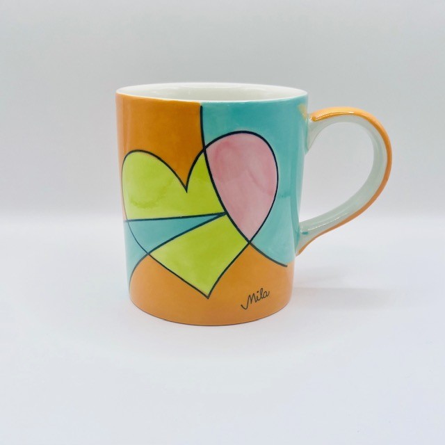 Becher - Pop Art Orange