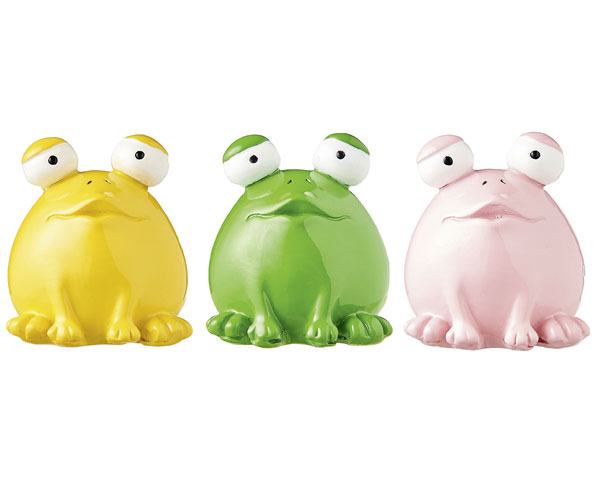 Figur - Frosch Quak, rosa
