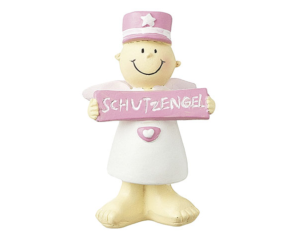 Figur - Dein Schutzengel Fridolin pink