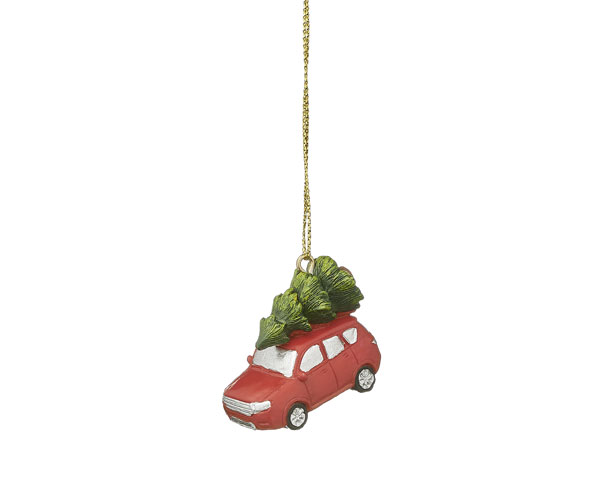 Resin Figur - Driving Home for Christams, hängend