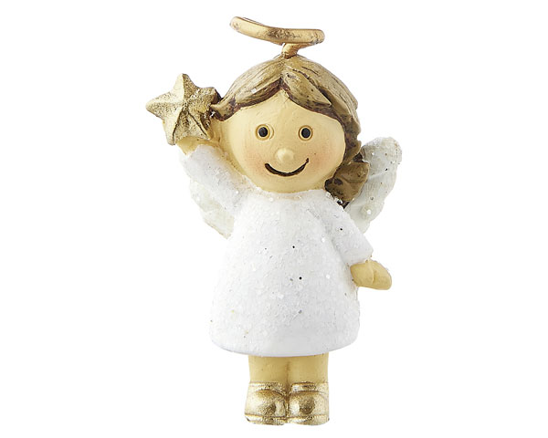 Resin Figur - Engel Nelli XXS, weiß