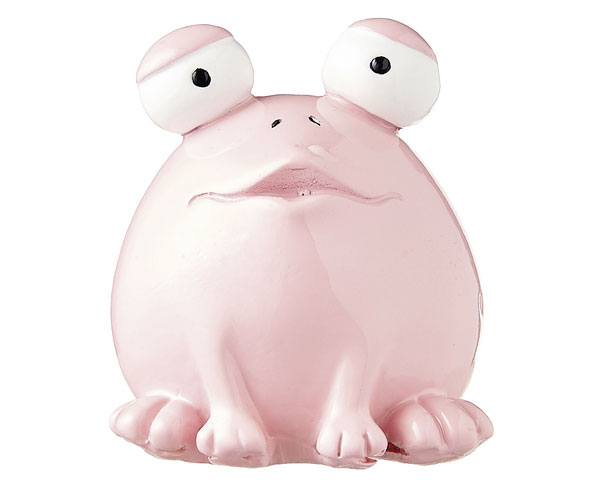 Figur - Frosch Quak, rosa