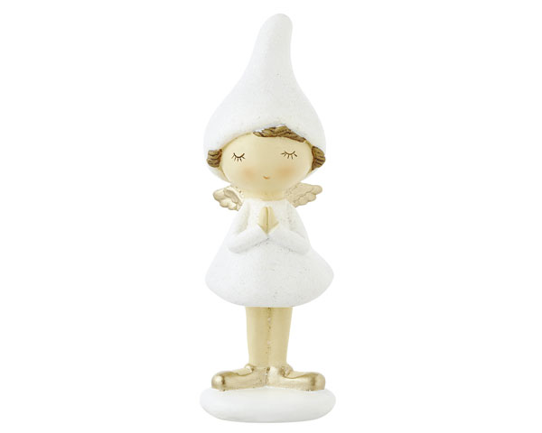 Resin Figur - Kleine Engelfee groß , betend 18 cm