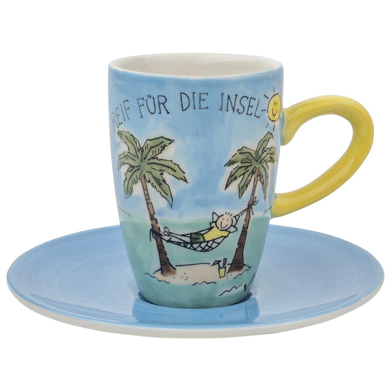 Espresso Tasse - Reif für die Insel